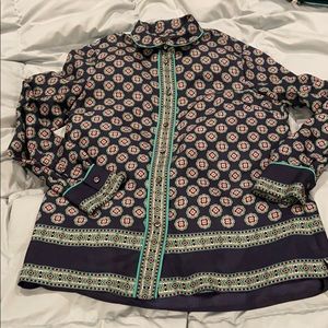 J.crew foulard silk pajama top